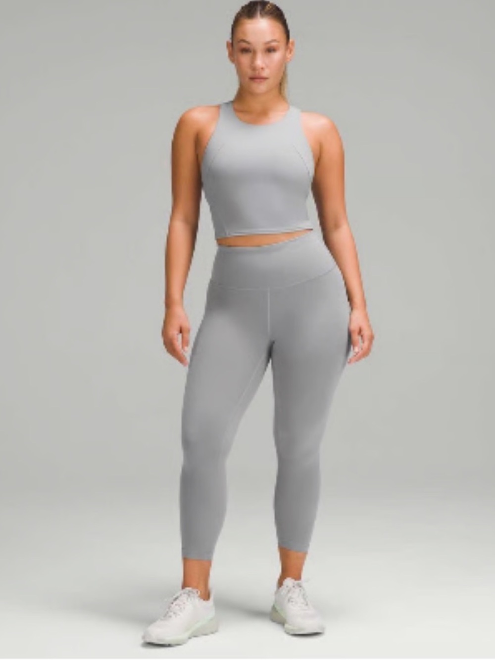 Lululemon Wunder Train Contour Fit Rhino Grey Leggings